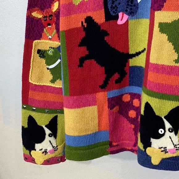 Susan Bristol Colorful Patchwork Cardigan - Picture 8 of 16